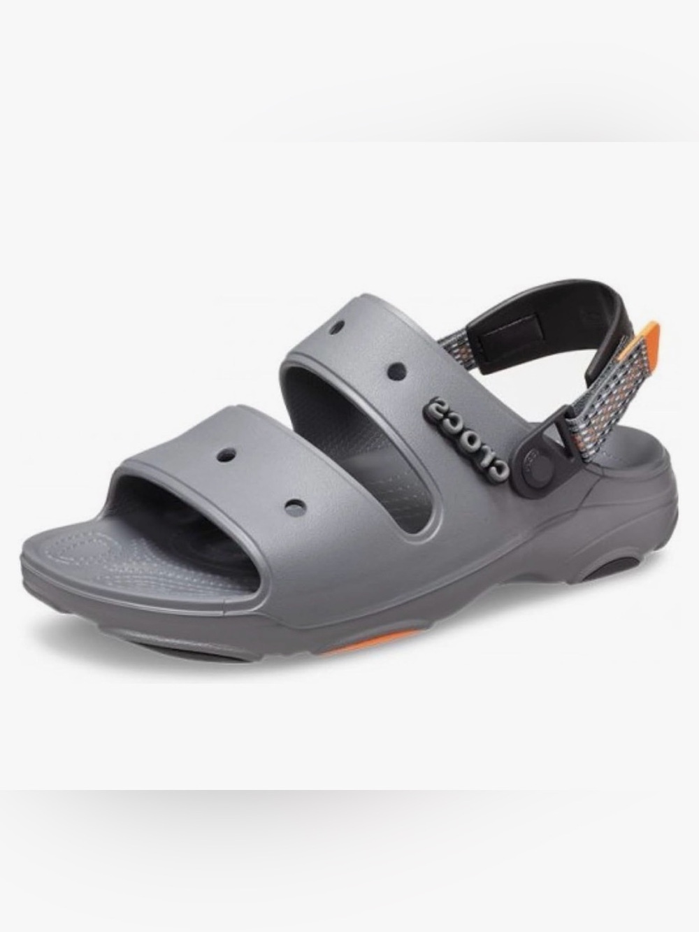 Crocs  Unisex Slate Grey Classic All-Terrain Sandals; Sz: M: 8; W:10 Like New